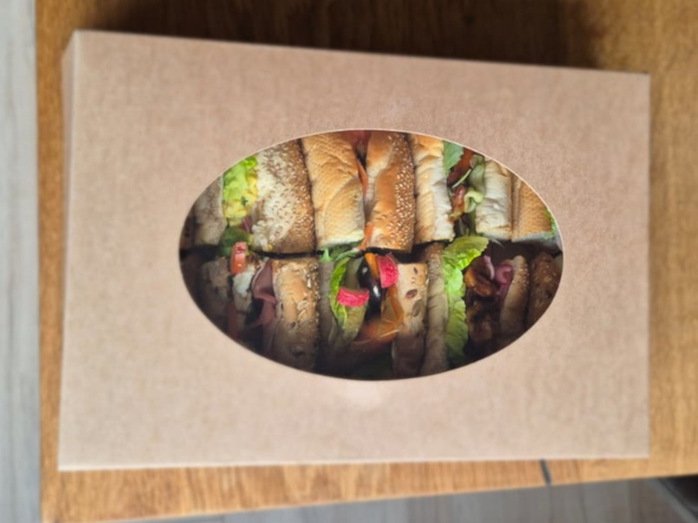 Foto van proefbox broodjes
